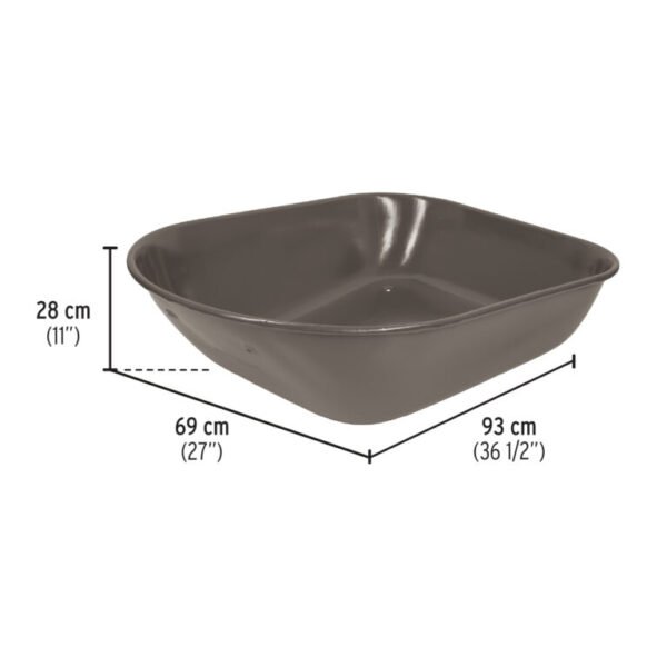 Carretilla Plástico Petrul CAP-5WFFG Gris Bastidores Madera (3)