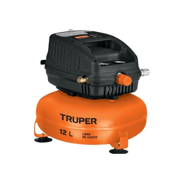 Compresor Libre de Aceite Horizontal 12 L Truper 1