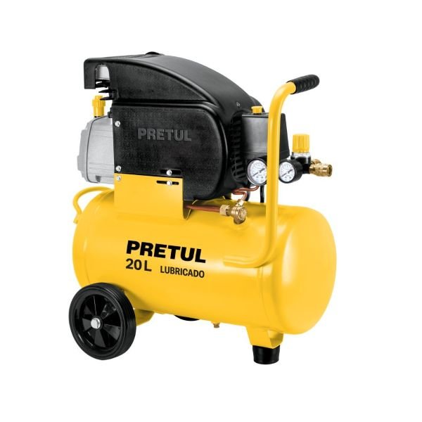 Compresor Lubricado Horizontal 20 L Pretul 1