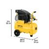 Compresor Lubricado Horizontal 20 L Pretul 2