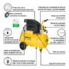Compresor Lubricado Horizontal 40 L Pretul 5