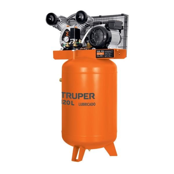 Compresor Lubricado de Banda 120L Truper 1