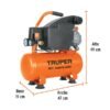 Compresor de Aire Lubricado Truper de 10 Litros 4