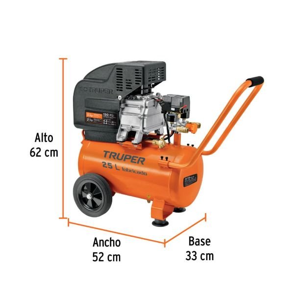 Compresor de Aire Lubricado Truper de 25 Litros 2