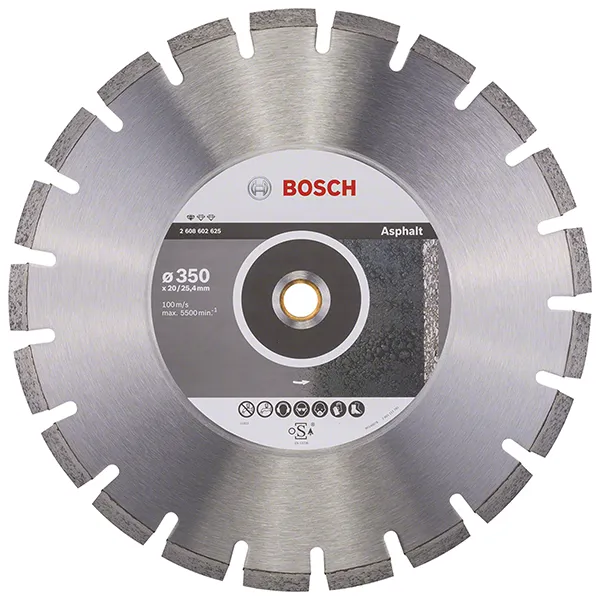 Disco Bosch Diamantado de 14″ para Corte de Concreto o Asfalto (1)