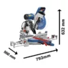 Ingleteadora Bosch GCM 12 GDL 1800W 110V (2)