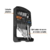 Juego Llaves Truper 8 Pzas JC-8XM Ratchet Métricas