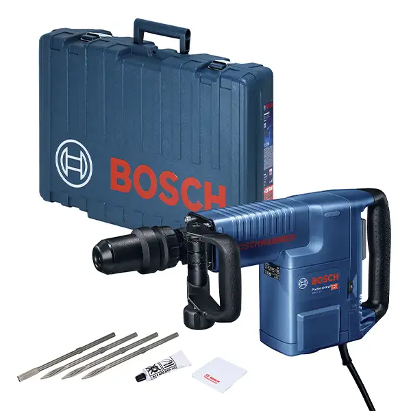 Martillo demoledor Bosch GSH 11 E 1500W con 4 cinceles y maletín (1)