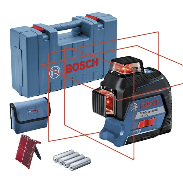 Nivel láser Bosch GLL 3-80 360° 80 metros en maletín (1)