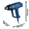 Pistola de Calor Bosch GHG 180 1600W 110V (2)