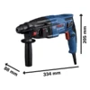 Rotomartillo Bosch GBH 220 720W 110V con maletín (2)