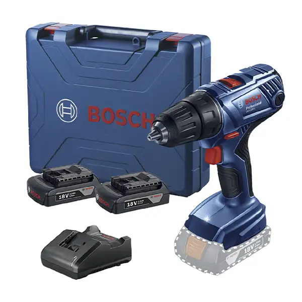 Taladro atornillador Bosch GSR 180 LI, 18V 2 baterías y maletín (1)