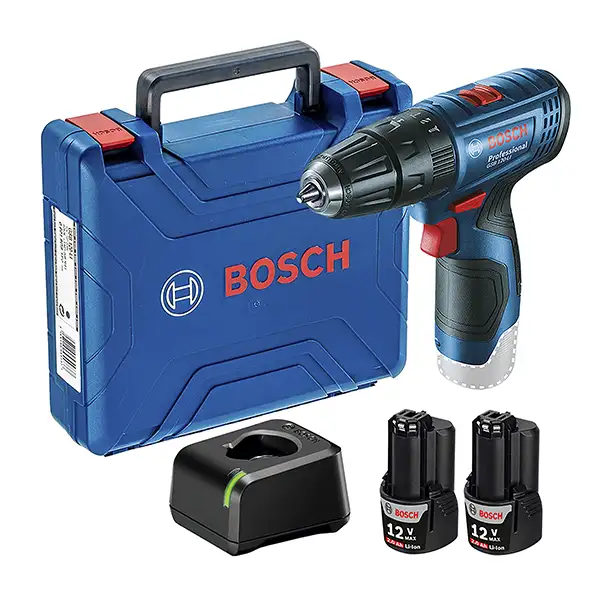 Taladro percutor Bosch GSB 120-LI 2 baterías y maletín (1)