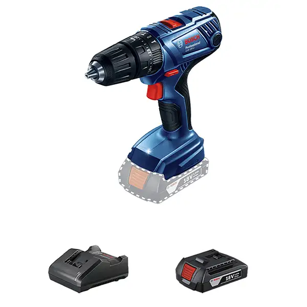 Taladro percutor atornillador Bosch GSB 180-LI 18V 1 batería (1)