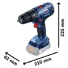 Taladro percutor atornillador Bosch GSB 180-LI 18V SB (2)