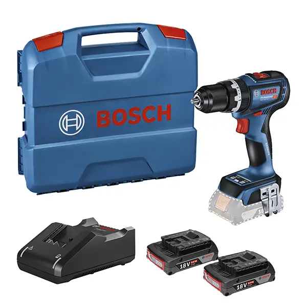 Taladro percutor atornillador Bosch GSB 18V-90C 2Bat+Maletín (1)