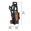 hidrolavadora Electrica 1800 psi Truper trabajo liviano 4